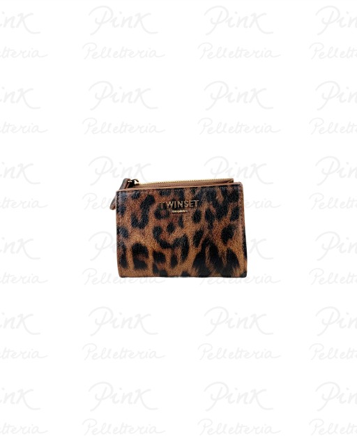 TWINSET Portafoglio Piccolo 252TL8010-S17307-12624 St. Leopard