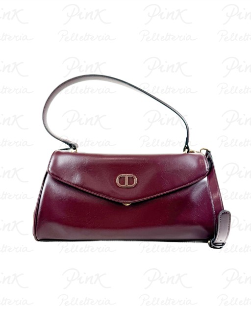 TWINSET Top Handle Media 252TD8052-S21011-04218 Burgundy