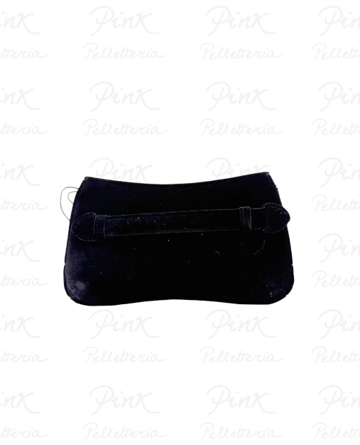 EMPORIO ARMANI Cassandra Pochette Velluto Woman EW001777-AF17289-UC001 Nero