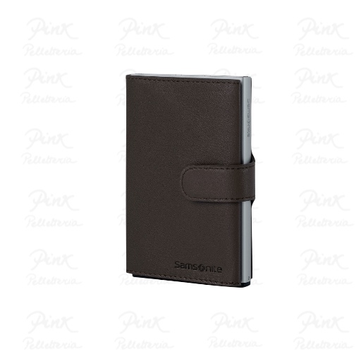 SAMSONITE Alu Fit 202 Slide-Up Wallet KB9*07202 133890 Dark Brown