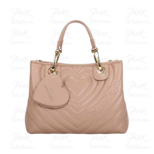 BRACCIALINI Beth Matelasse' Borsa a Mano c/Tracolla Media B18551-YY-074 Taupe