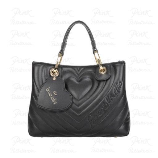 BRACCIALINI Beth Matelasse' Borsa a Mano c/Tracolla Media B18551-YY-100 Black