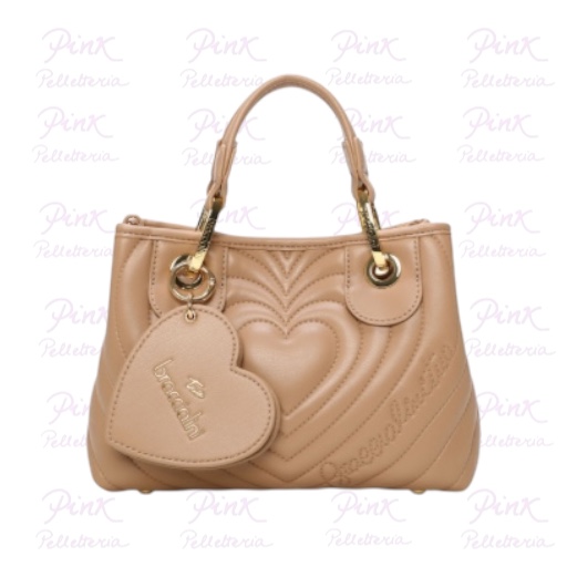 BRACCIALINI Beth Matelasse' Borsa a Mano c/Tracolla Piccola B18553-YY-074 Taupe