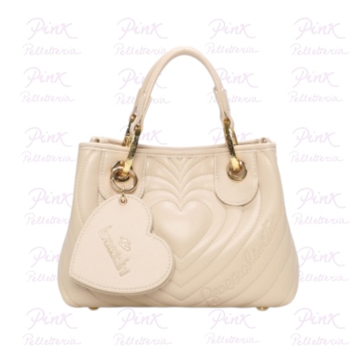BRACCIALINI Beth Matelasse' Borsa a Mano c/Tracolla Piccola B18553-YY-305 Beige