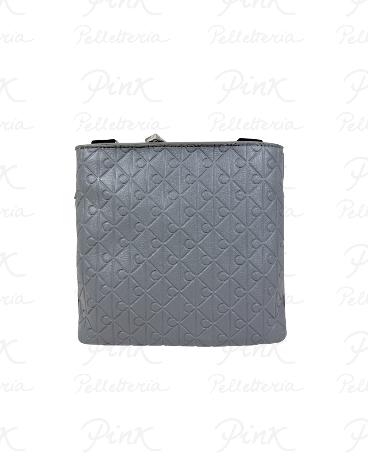 CALVIN KLEIN Man Emblem Emboss Flatpach LV04D3229G PA7 Charcoal Grey