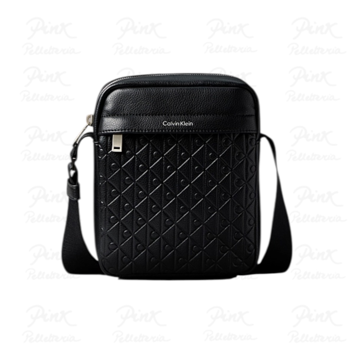 CALVIN KLEIN Man Emblem Emboss Reporter LV04D3204G UB1 Black