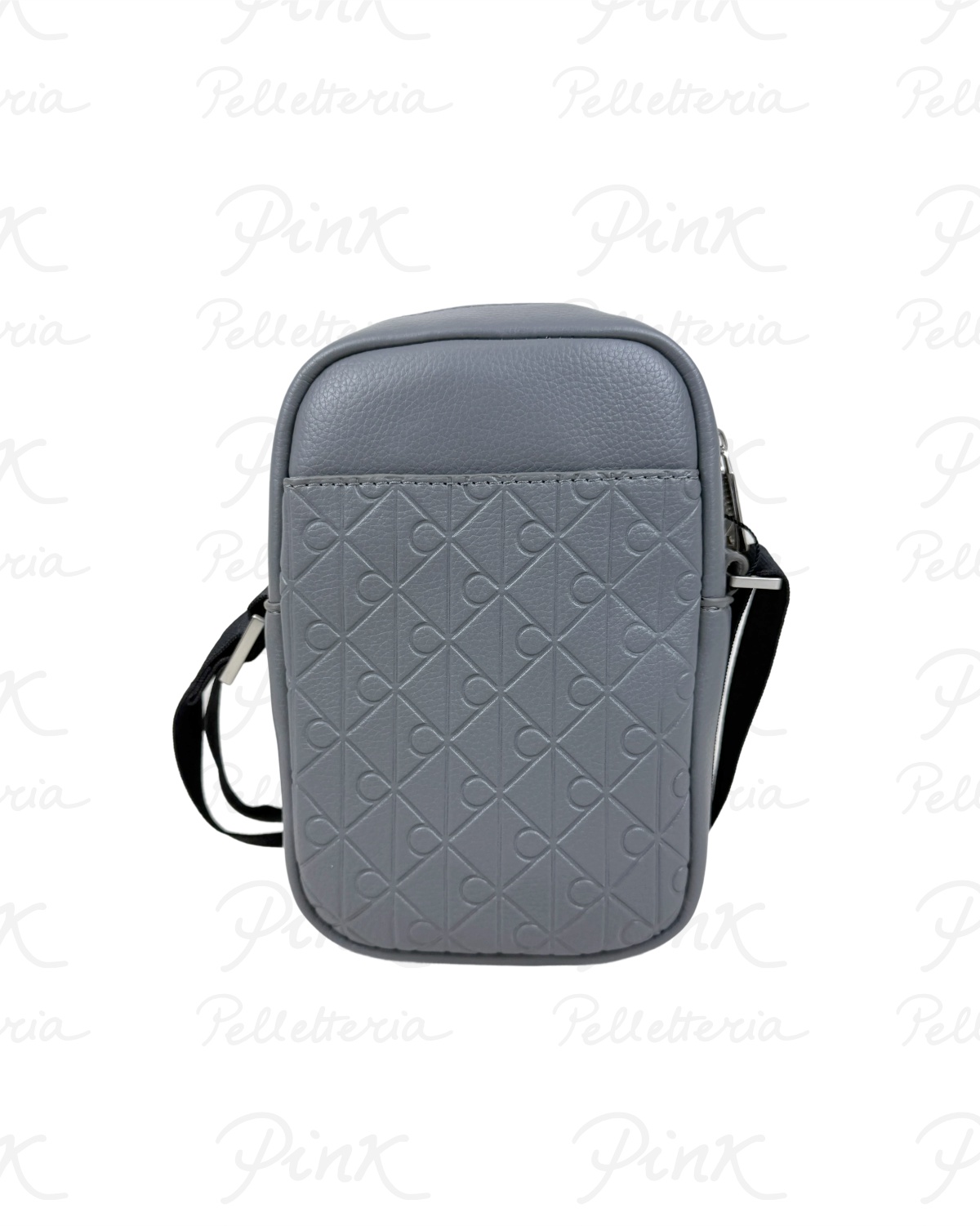 CALVIN KLEIN Man Emblem Emboss Slim Reporter LV04D3228G PA7 Charcoal Grey