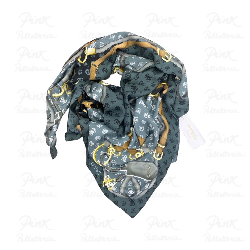 GUESS Dea Printed Kefiah 120x120 AW5373POL03 CLO Coal Logo