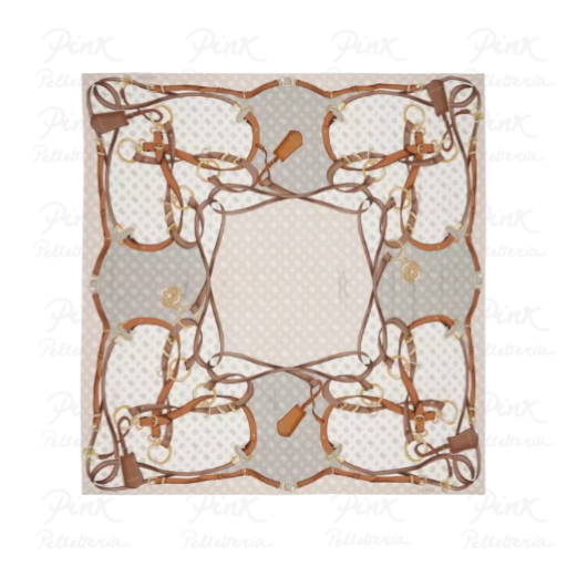 GUESS Dea Printed Kefiah 120x120 AW5373POL03 WLO White Logo