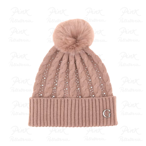 GUESS Knitted Beanie AW5385POL01 ROS Rose