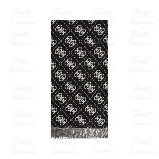 GUESS Scarf 70x190 AW5217VIS03 BLO Black Logo