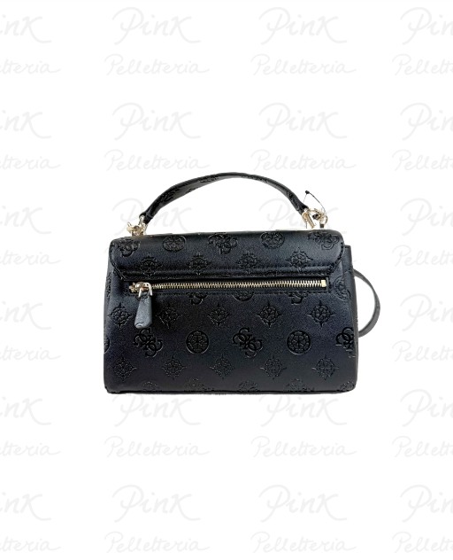 GUESS Tisha Top Handle Flap HWPD7764200 BLO Black Logo