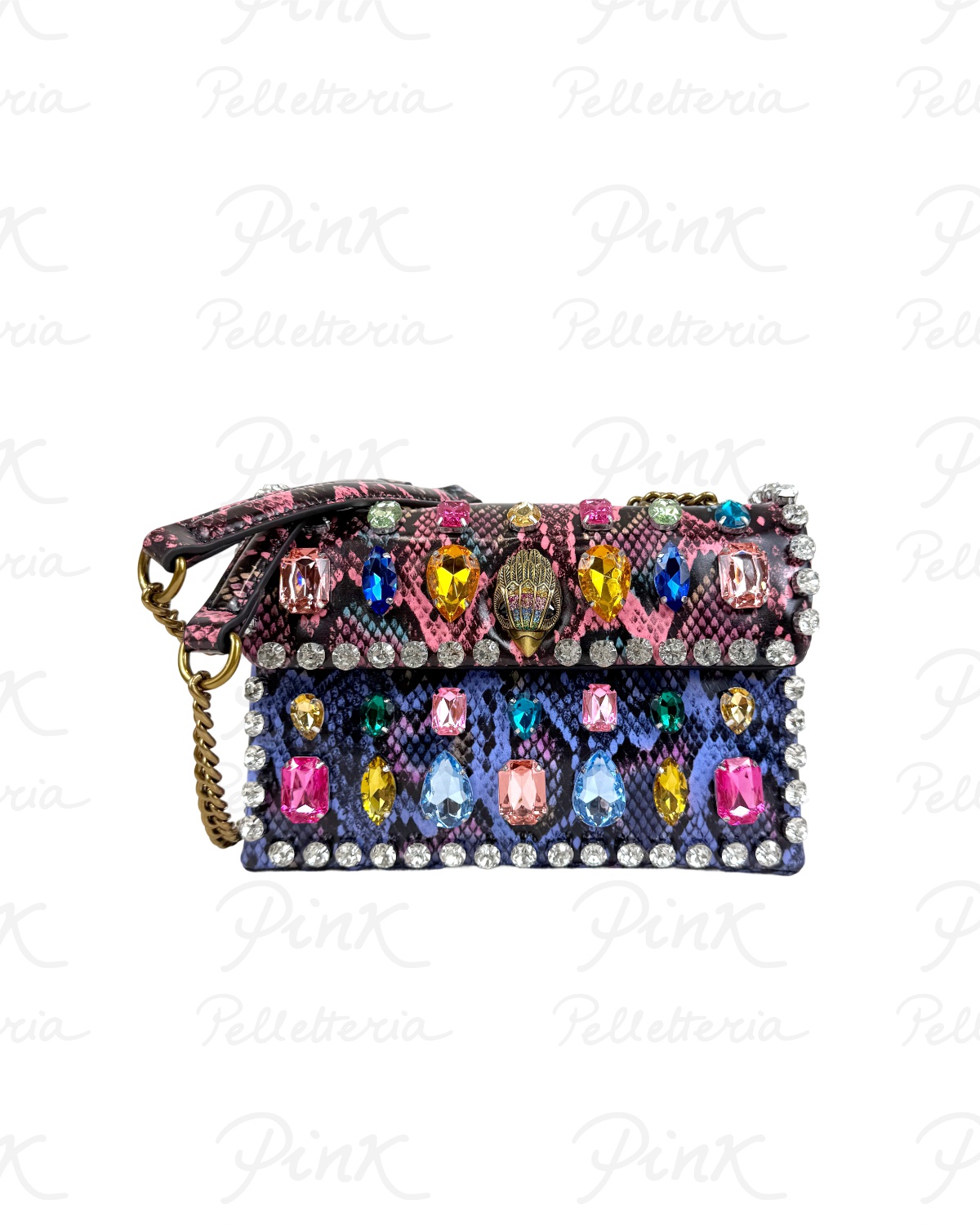 KURT GEIGER Kens 175 MD Kensington Gem-Snake Print 5266299719 Multicolor