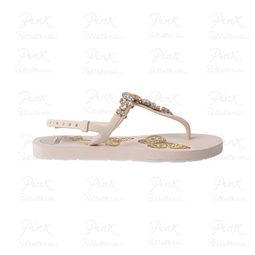 L.A.WATER Flat Sandal Butterfly 52020B Nude