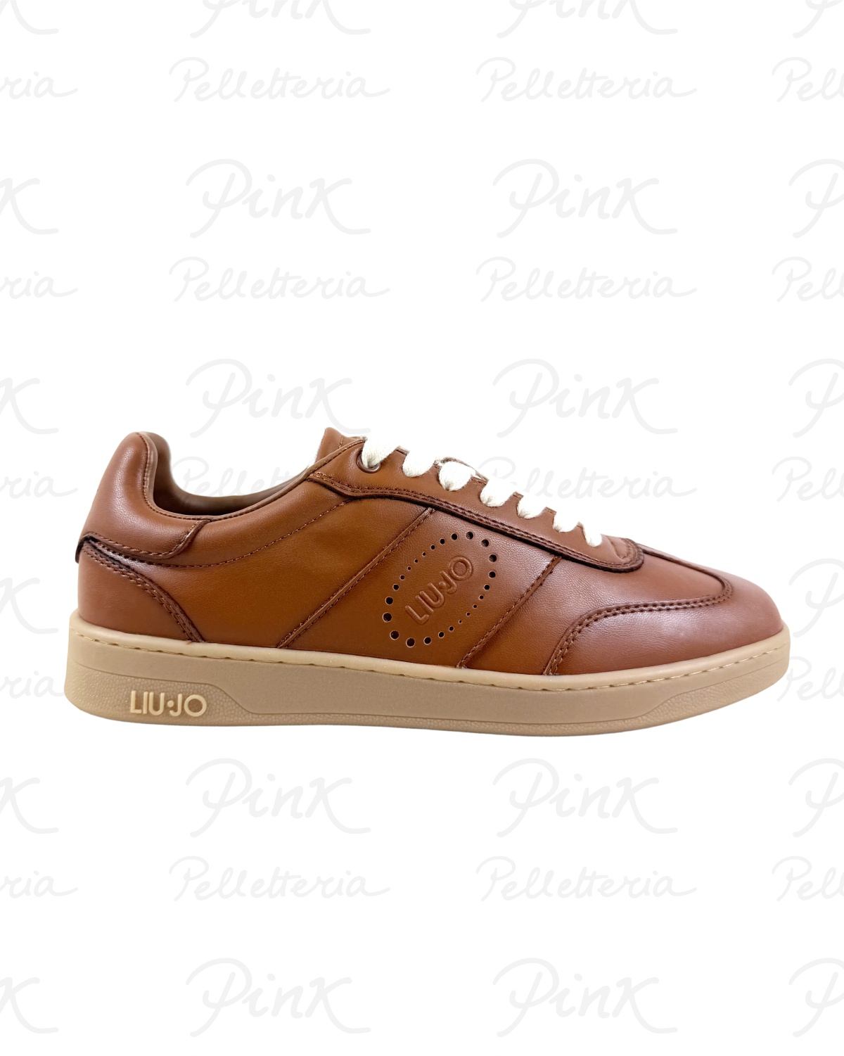 LIU JO Man Parker Sneaker Brushed Calf Leather 7B6015PX112S1892 Brandy