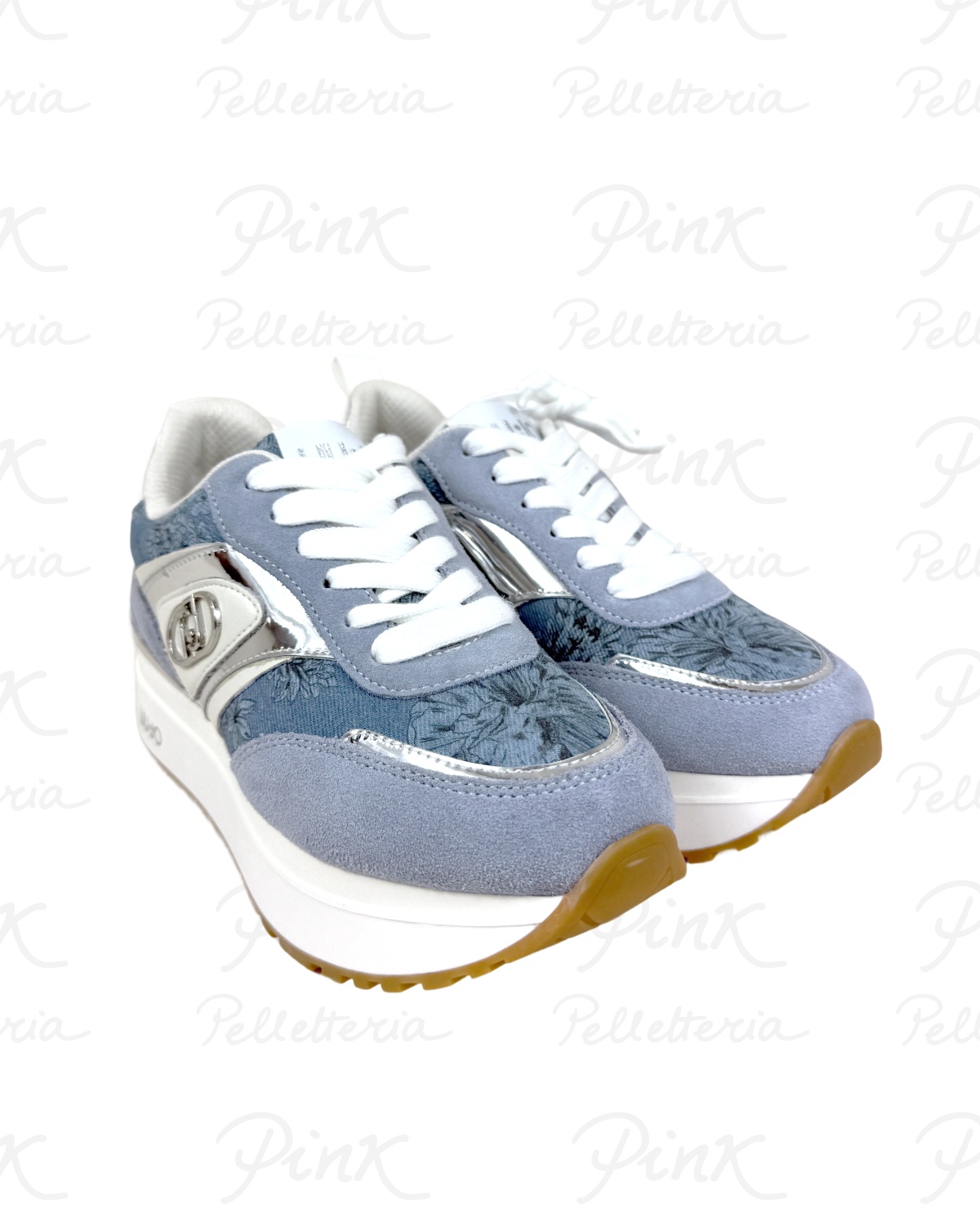 LIU JO Maxi Wonder 97 Sneaker BA6007PX878S4079 AirDenim Flower