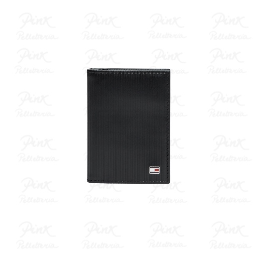 TOMMY HILFIGER Man Th Flag Portafoglio Verticale AM0AM13967-BDS Nero