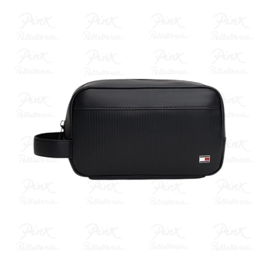 TOMMY HILFIGER Man Th Flag Washbag AM0AM13949-BDS Nero