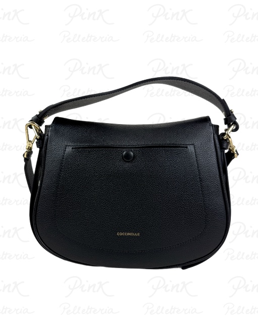 COCCINELLE Mavery Tracola cPatta Media E1U7F180101 001 Noir