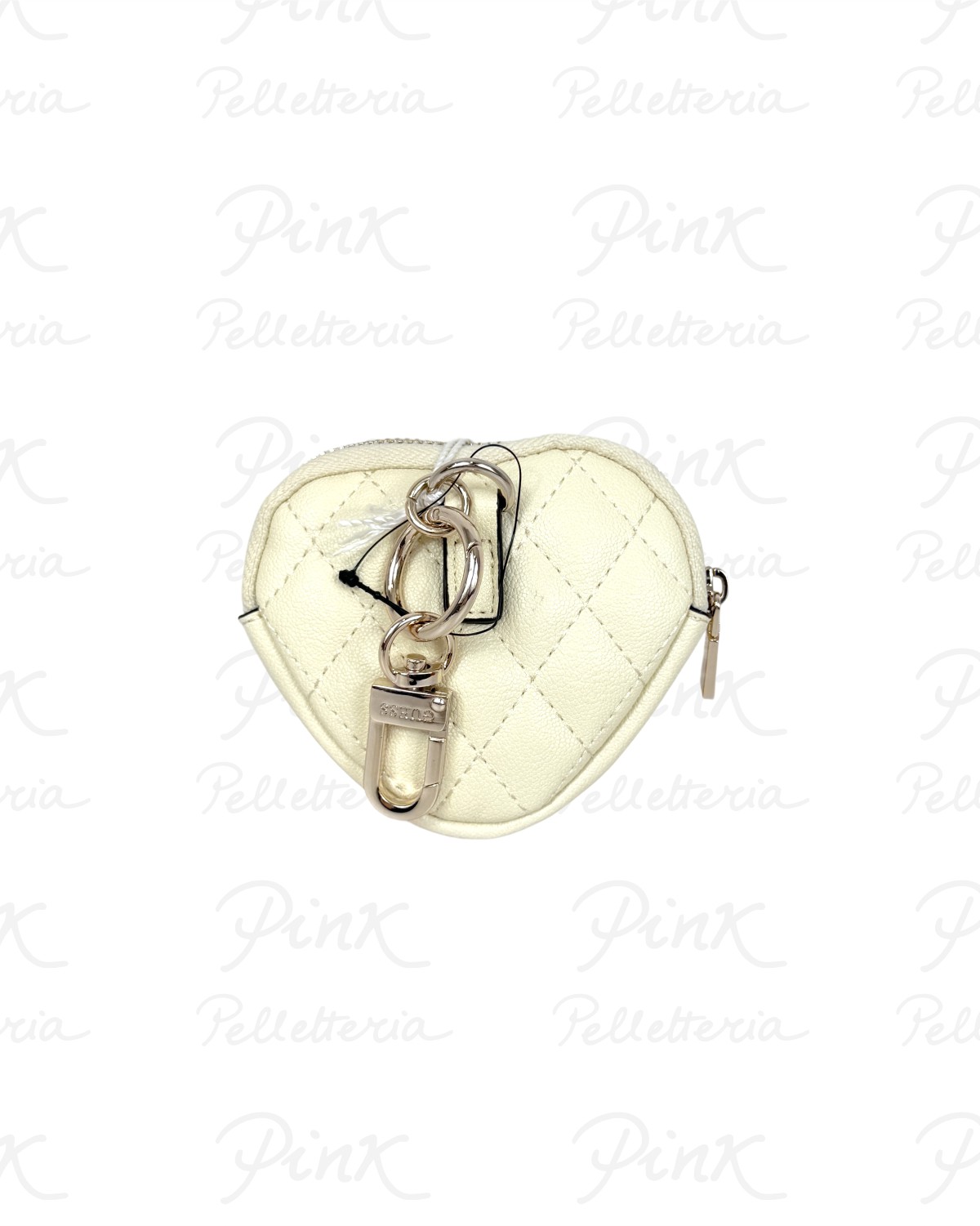 GUESS Heart Pouch Keychain RWA74601080 YEL Yellow