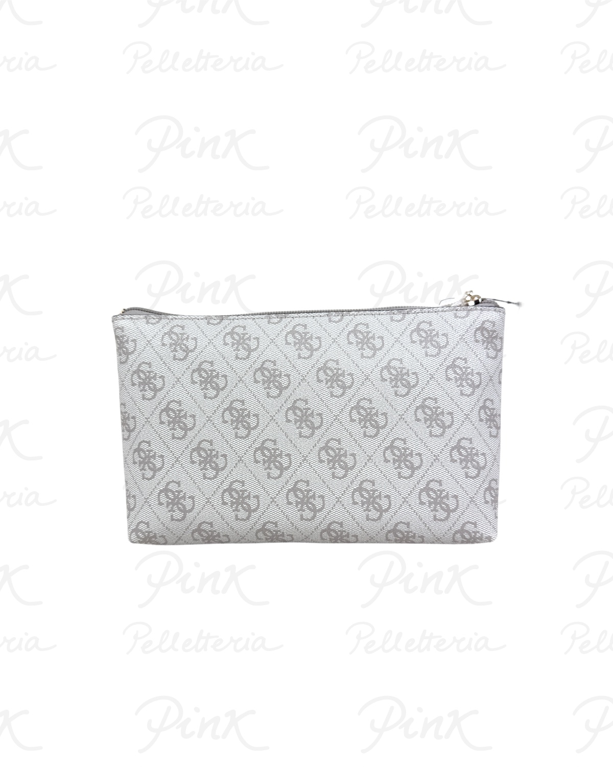 GUESS Laurel II Slg Wristlet Pouch SWSG7459145 DKO Dark Taupe Logo