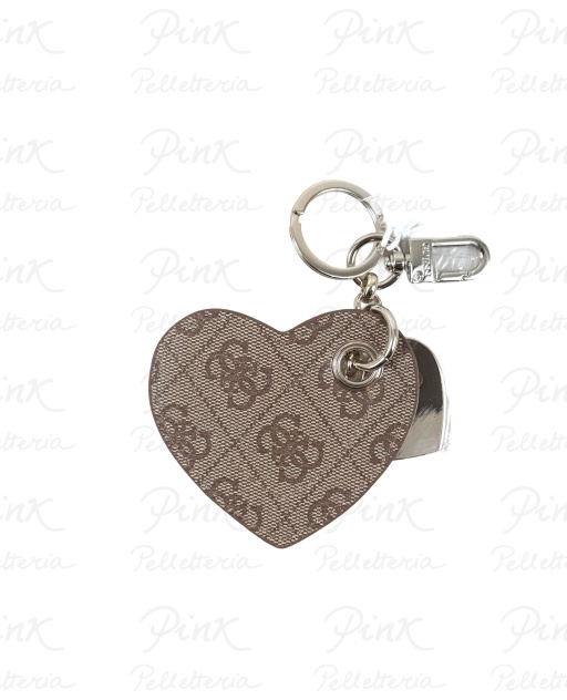 GUESS Yesba Keyring RW7543P6101 LTL Latte Logo