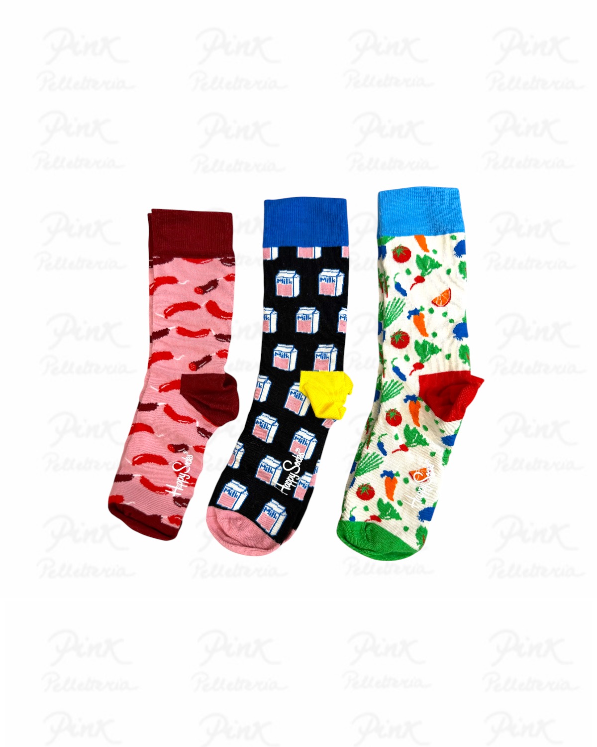 HAPPY SOCKS 3 Pack Foodie Socks Gift Set 36-40 XFOD08 0200