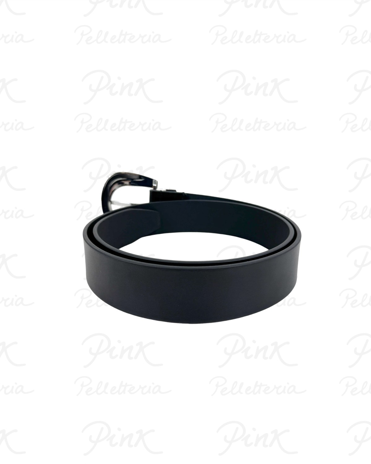 PATRIZIA PEPE Cintura in Pelle 8W0073 L048 FB30 NeroSilver