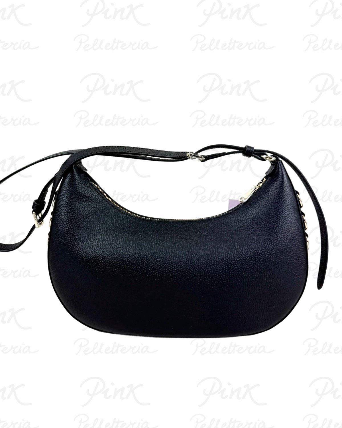 PATRIZIA PEPE Luna Bag Grande in Pelle 8B0311 L001 K103 Nero