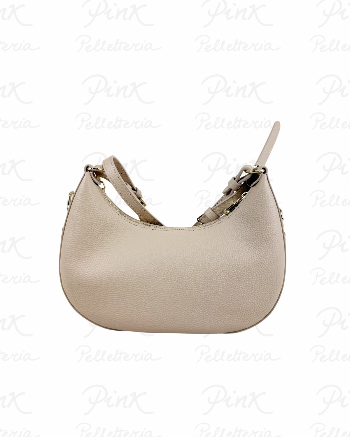 PATRIZIA PEPE Luna Bag Media in Pelle 8B0310 L001 R874 Warm Skin