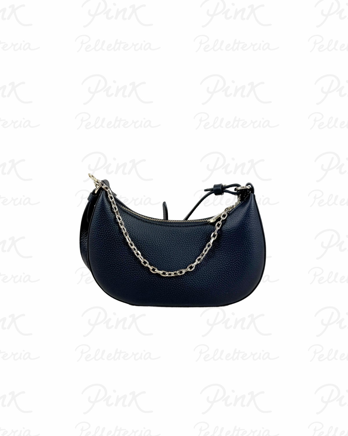 PATRIZIA PEPE Luna Bag Piccola in Pelle 8B0309 L001 K103 Nero