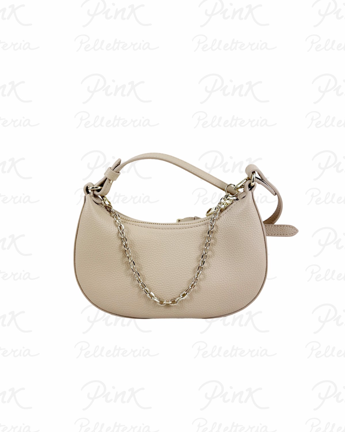 PATRIZIA PEPE Luna Bag Piccola in Pelle 8B0309 L001 R874 Warm Skin