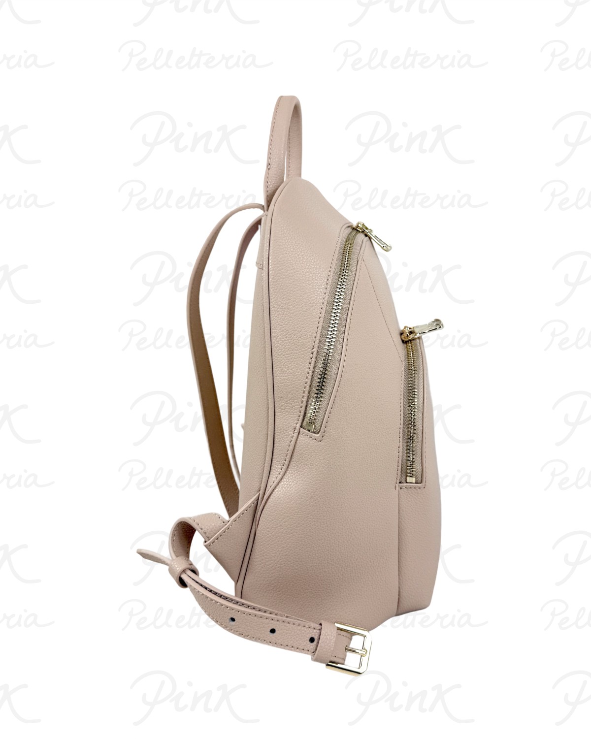 PATRIZIA PEPE Zaino 2 Zip in Pelle 8B0325 L001 R874 Warm Skin
