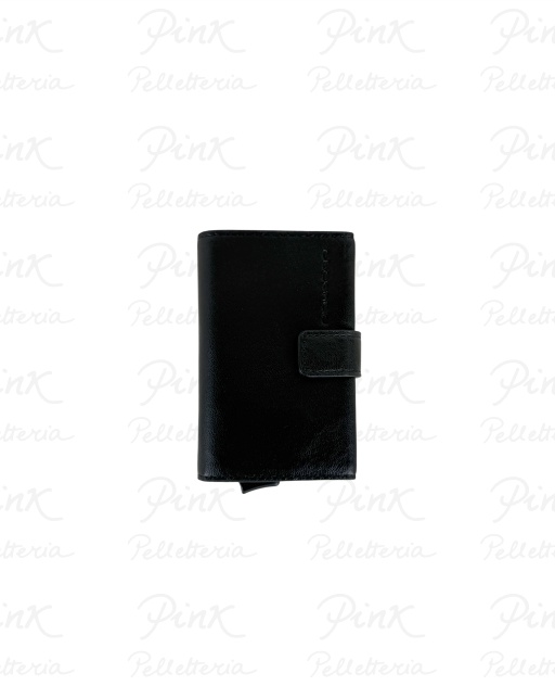PIQUADRO Porta Carte di Credito in Pelle PP5649B3RN Nero