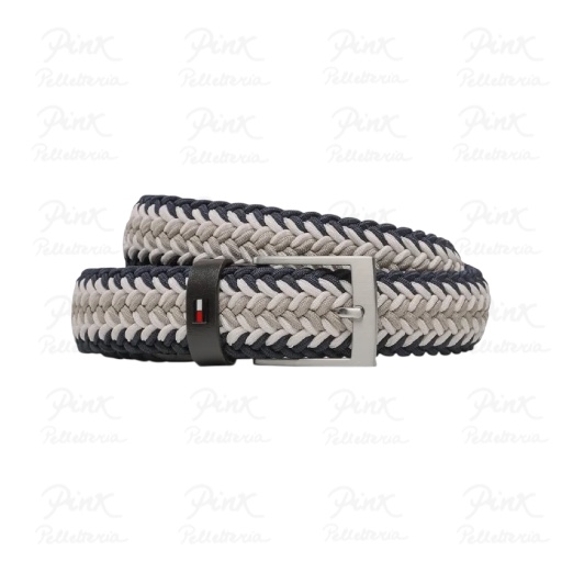 TOMMY HILFIGER Adan 3.5 Elastic Belt AM0AM10842 0G4 Blu scuro