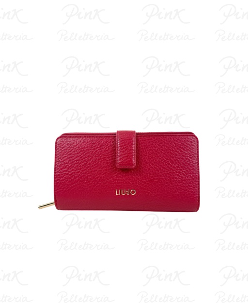 LIU JO Caliwen XL Zip Around AA6201E1109 91862 Ciliegia