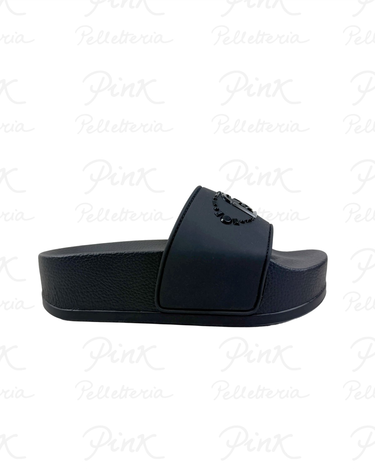 LIU JO Mykonos 01 Slipper Rubberized BA6077EX02822222 Black