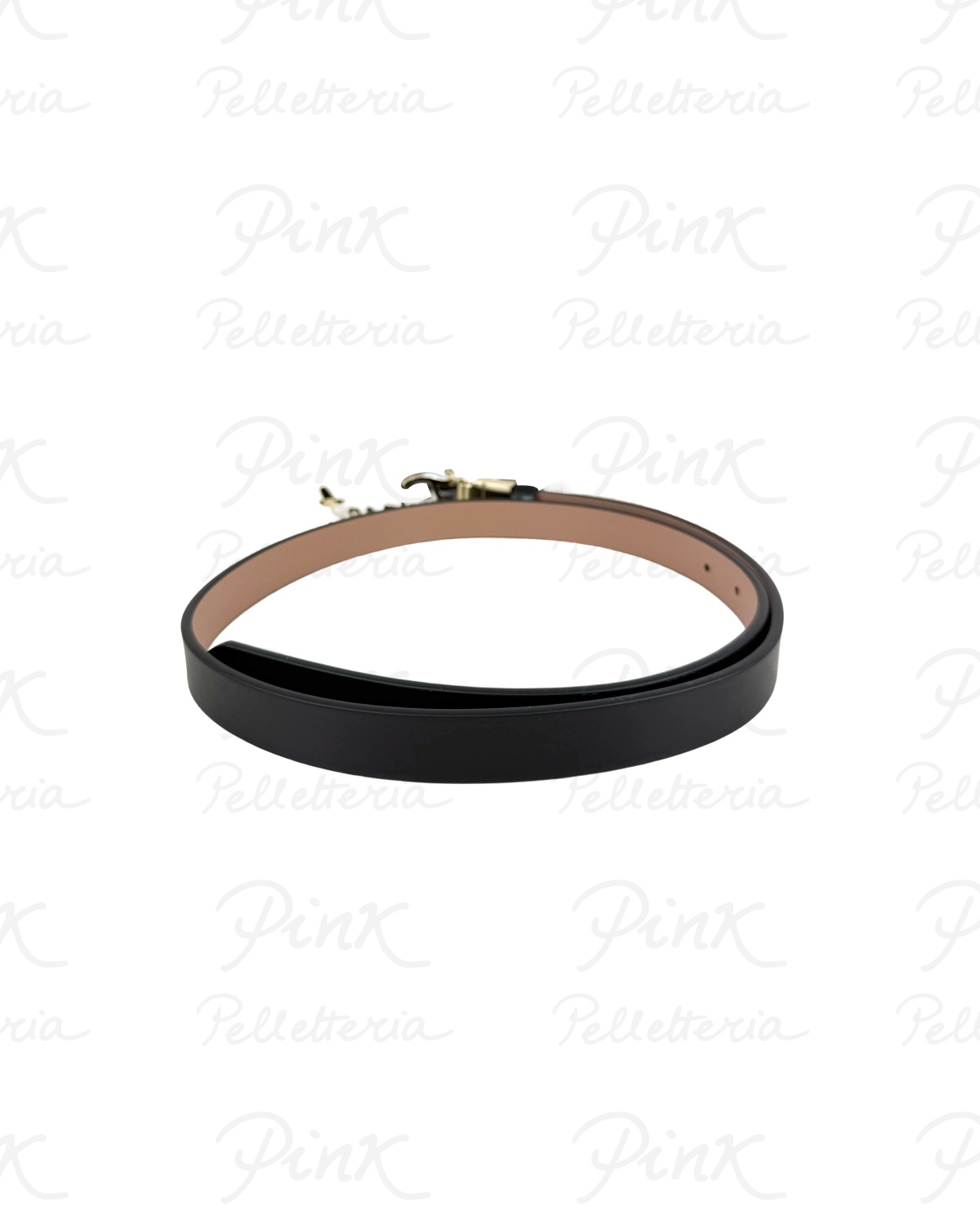 TWINSET Logo Belt Bicolore 261TA4160 S21454 13346 NeroMocha Mousse