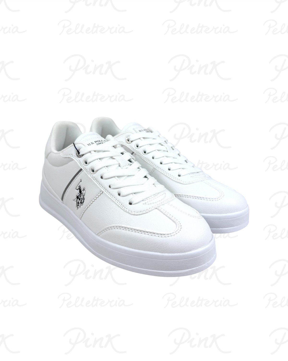 U.S. POLO ASSN. Campy Sneaker Man CAMPY004M6Y1 WHI White
