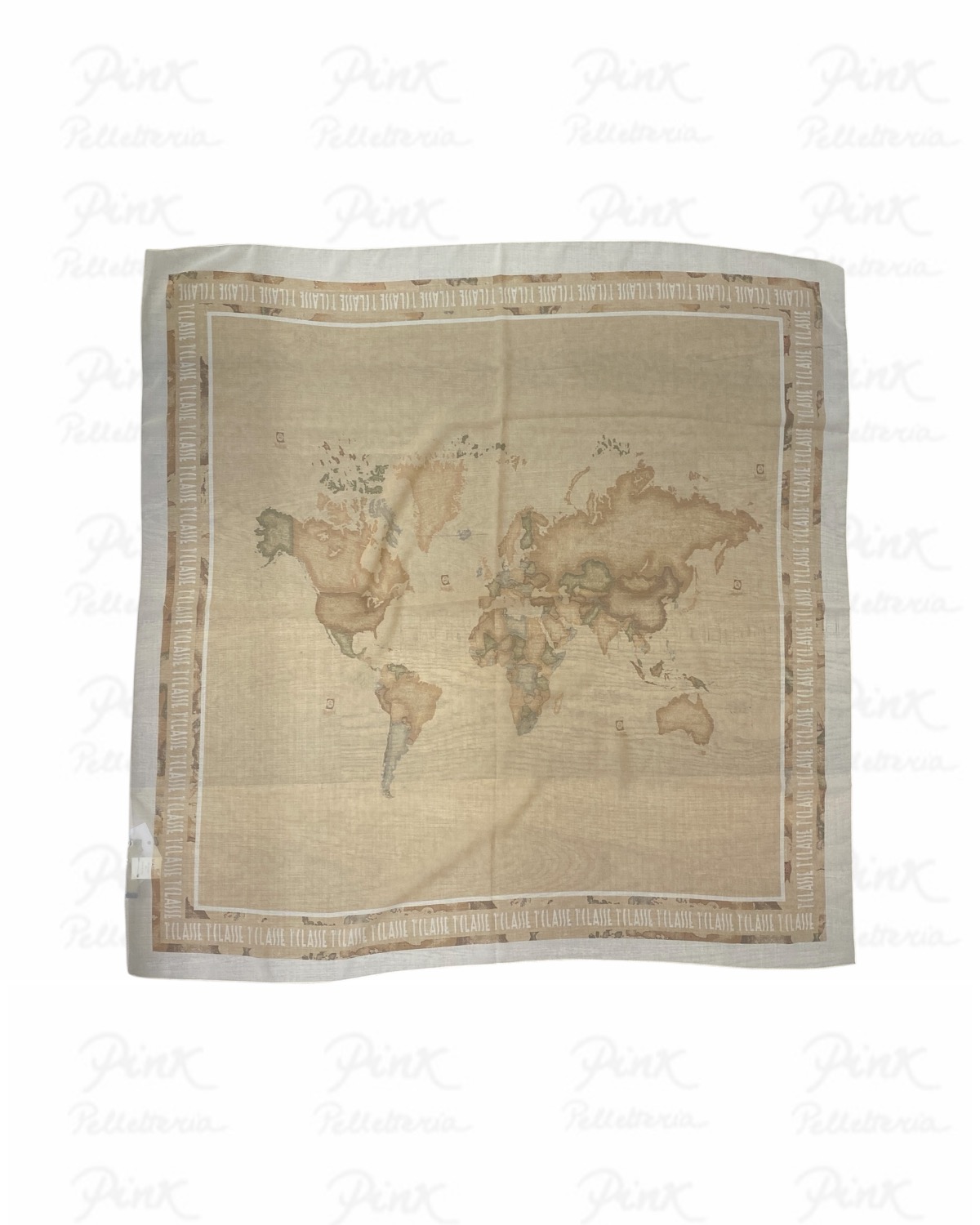 ALVIERO MARTINI PRIMA CLASSE Foulard Logo Cornice F132-1841-0904 Ecru'
