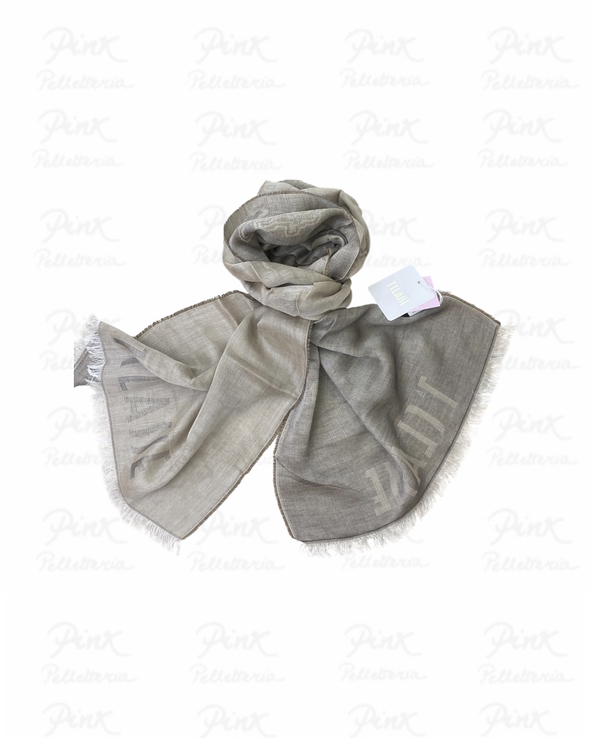 ALVIERO MARTINI PRIMA CLASSE Sciarpa Doppio Filetto S647-1848-0949 Daino