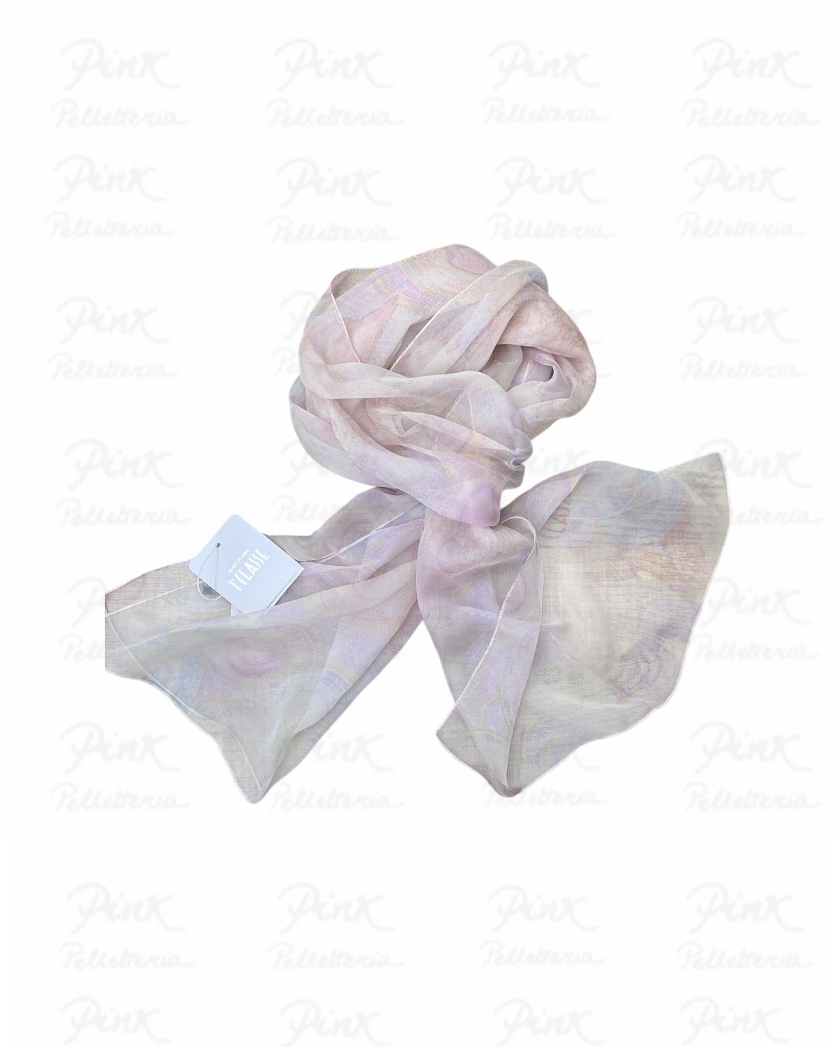 ALVIERO MARTINI PRIMA CLASSE Sciarpa Georgette Etnica S635-1834-0379 Rosa Boreale