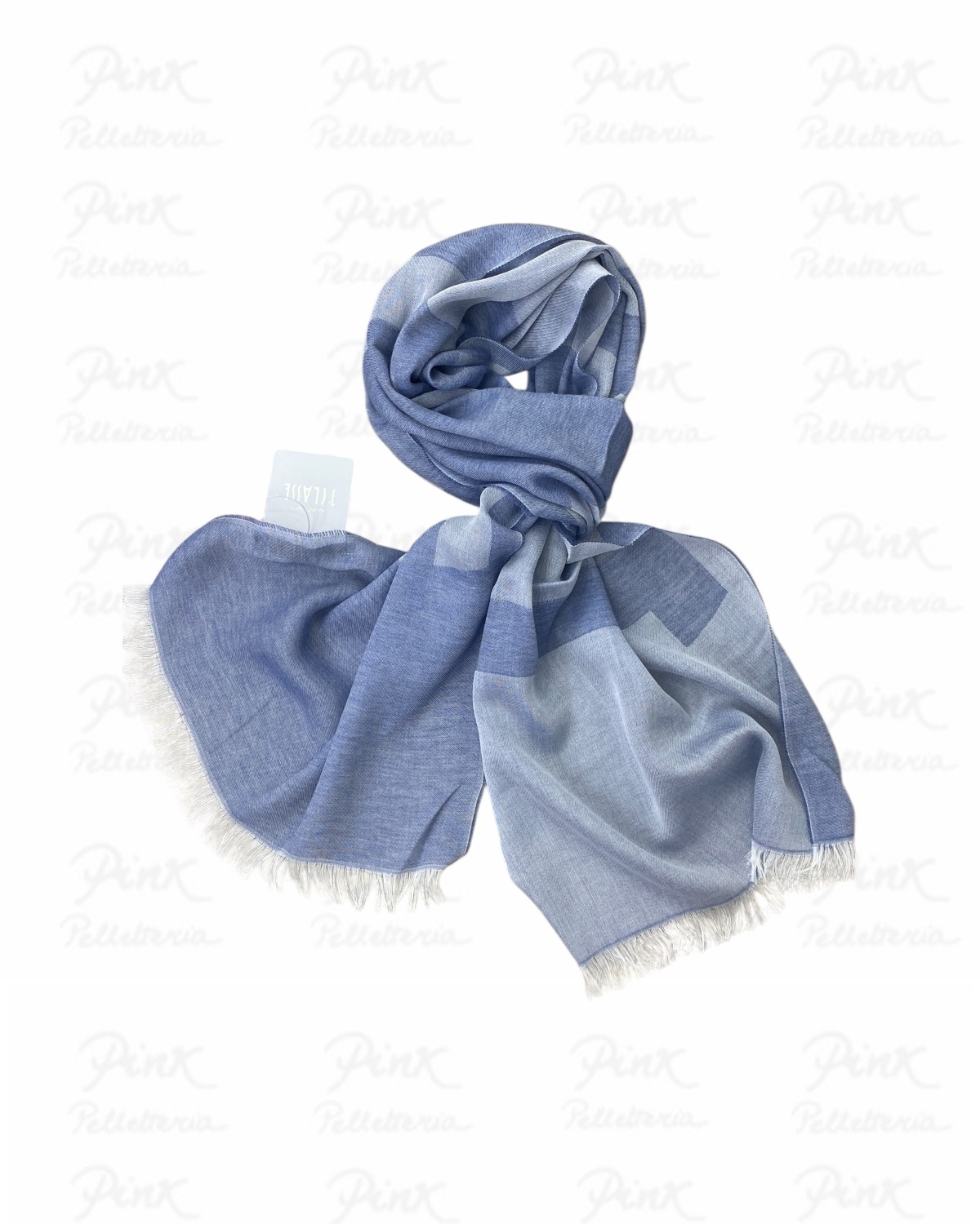 ALVIERO MARTINI PRIMA CLASSE Sciarpa Logo Grande S625-1822-0145 Denim