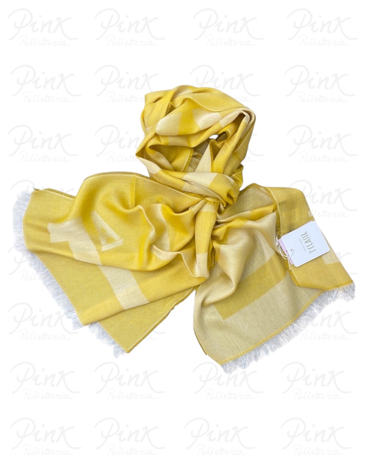 ALVIERO MARTINI PRIMA CLASSE Sciarpa Logo Grande S644-1845-0440 Giallo Mais