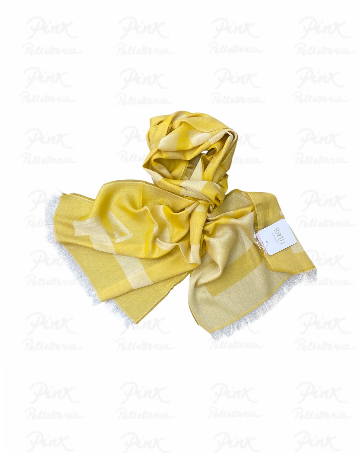 ALVIERO MARTINI PRIMA CLASSE Sciarpa Logo Grande S644-1845-0440 Giallo Mais