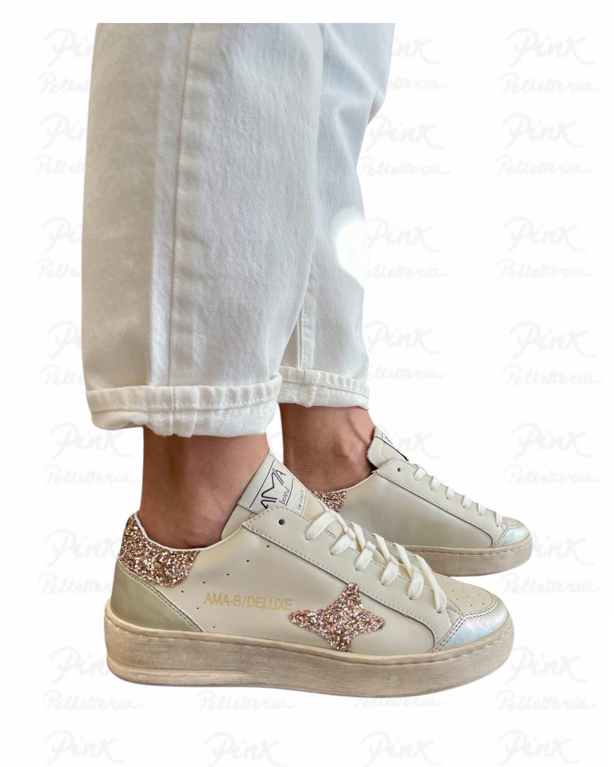 AMA-BRAND Slam Sneaker 4523 Rose' - immagine 4