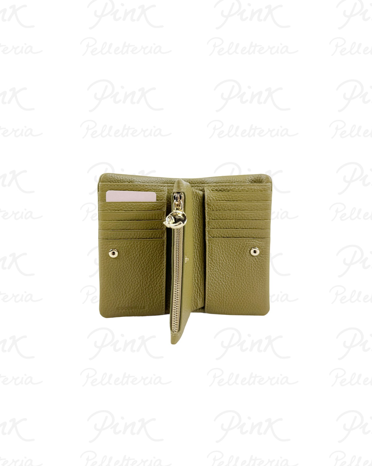 COCCINELLE C-Me Softy Portafoglio E2TBM11F301 G43 Seagrass