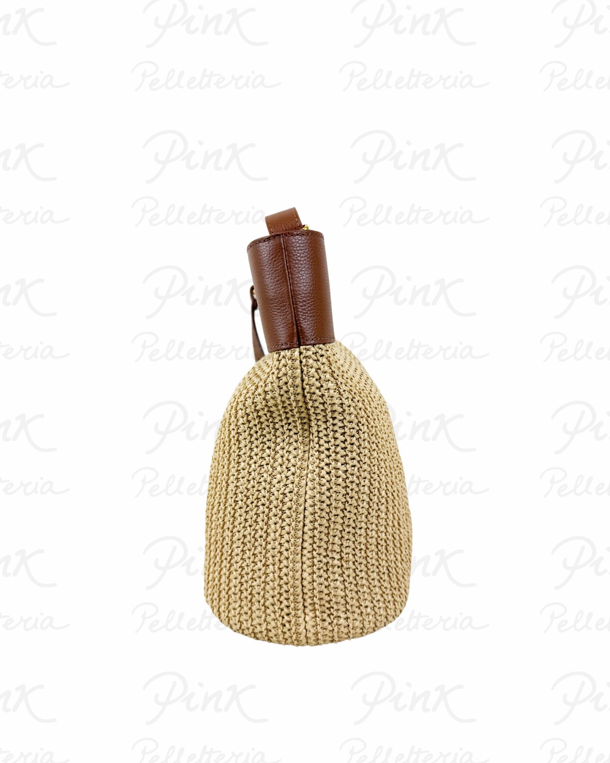 COCCINELLE Nikla Straw Secchiello E1UA0230101 675 NaturalCognac