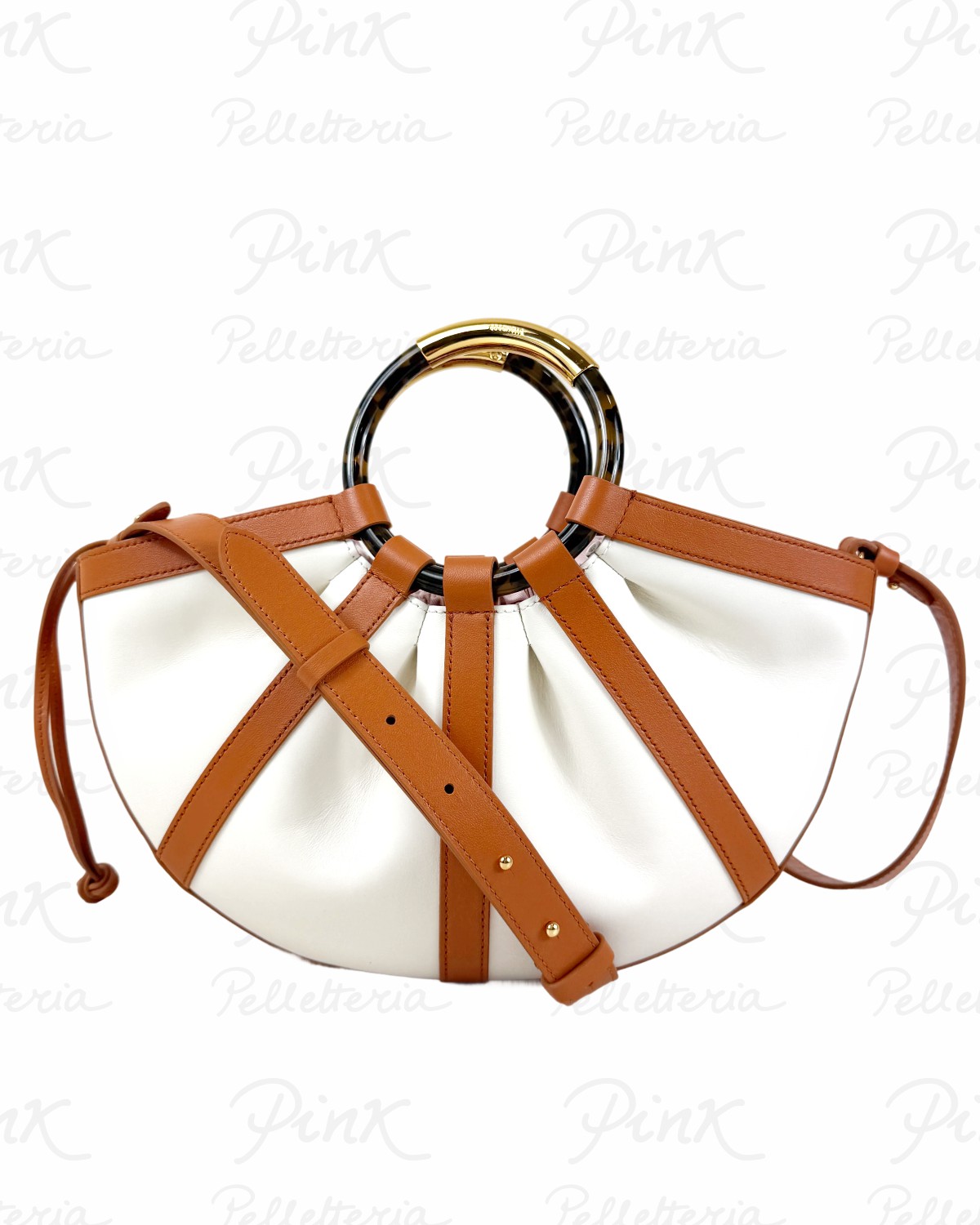 COCCINELLE Shell Bicolor Borsa a Mano cTracolla E1U5B180201 840 CrabPearl