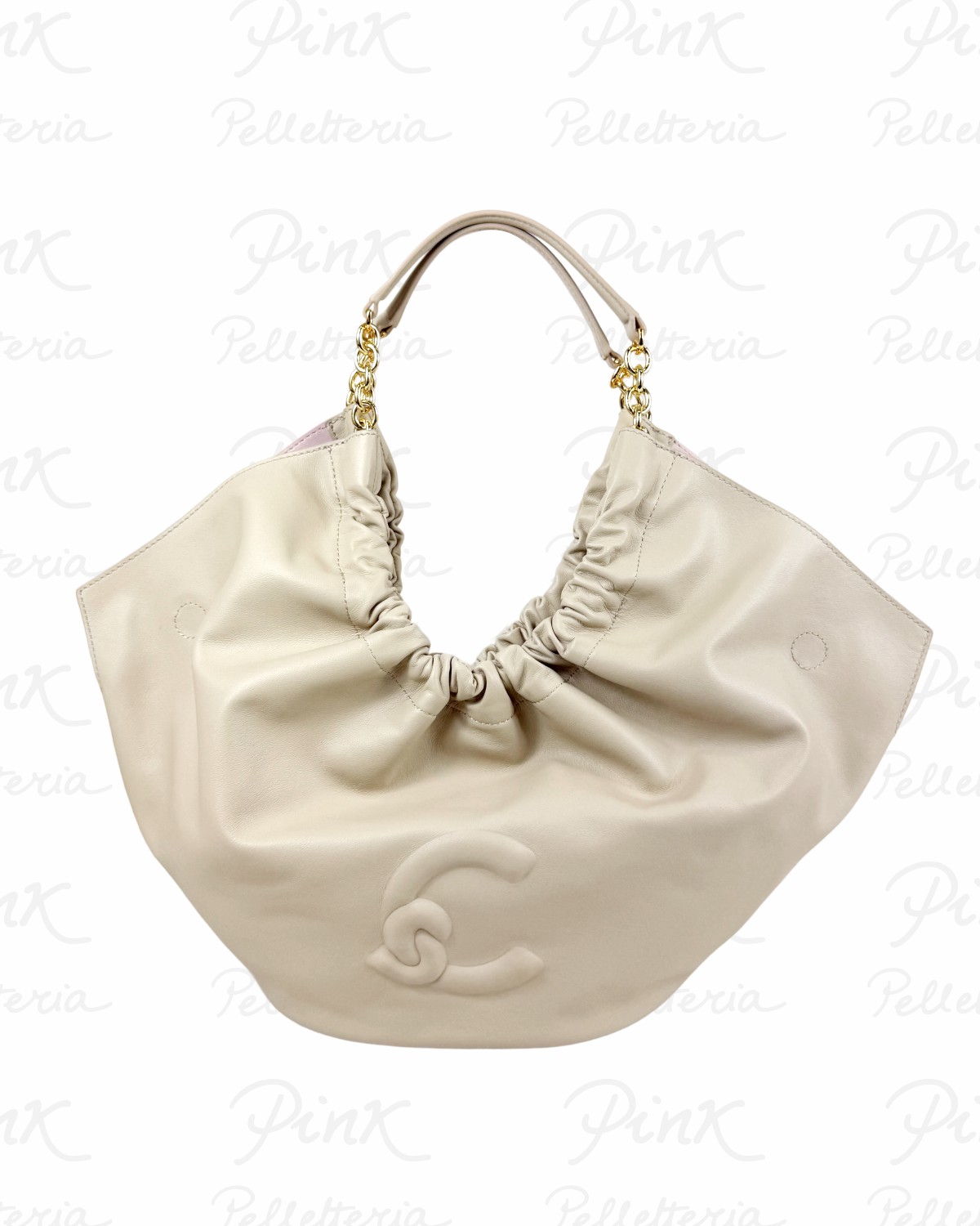 COCCINELLE Smash Shopping Media E1U5F110201 N64 Sandshell